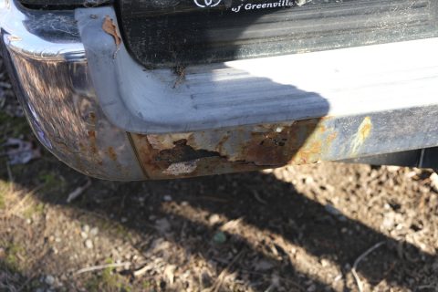 4Runner rear bumper rust - Daggerhart